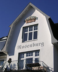 Giebel der „Rosenburg“