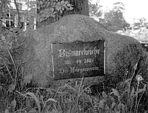 Bismarck-Gedenkstein in Travemünde